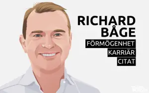 Richard Båge förmögenhet karriär citat