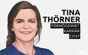 Tina Thörner förmögenhet karriär citat