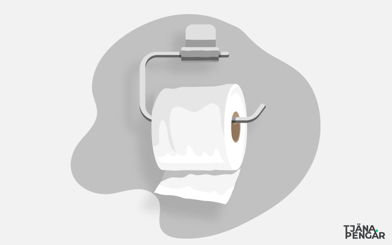 Hur tjänar man pengar till laget med hjälp av toalettpapper?